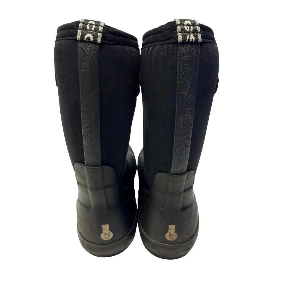 Bogs Kids Classic II High Waterproof Insulated Rain Boots Black 72950W-001 SZ4
